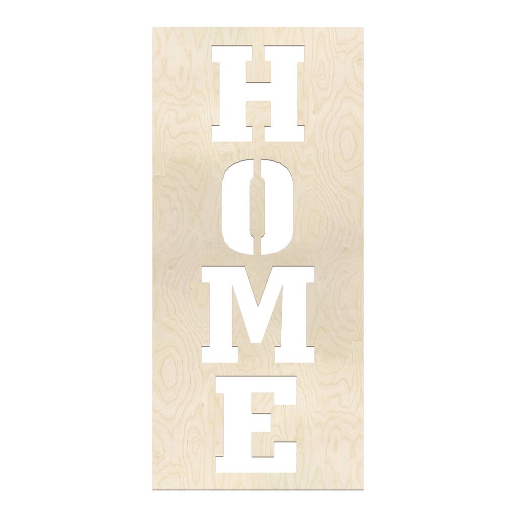 The Home Wooden Cutout Plaque By Artminds At Michaels Img